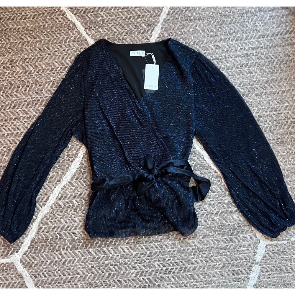 ESTELLE GLORIA TIE TOP WOMENS SZ 2X